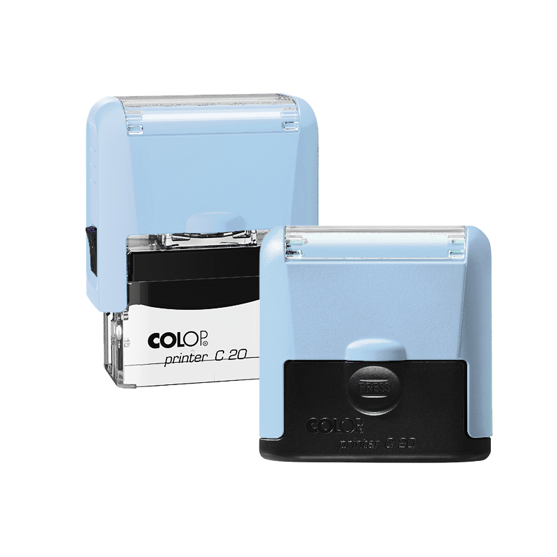 Printer Compact Pro 20 pieczątka pastelowa niebieska